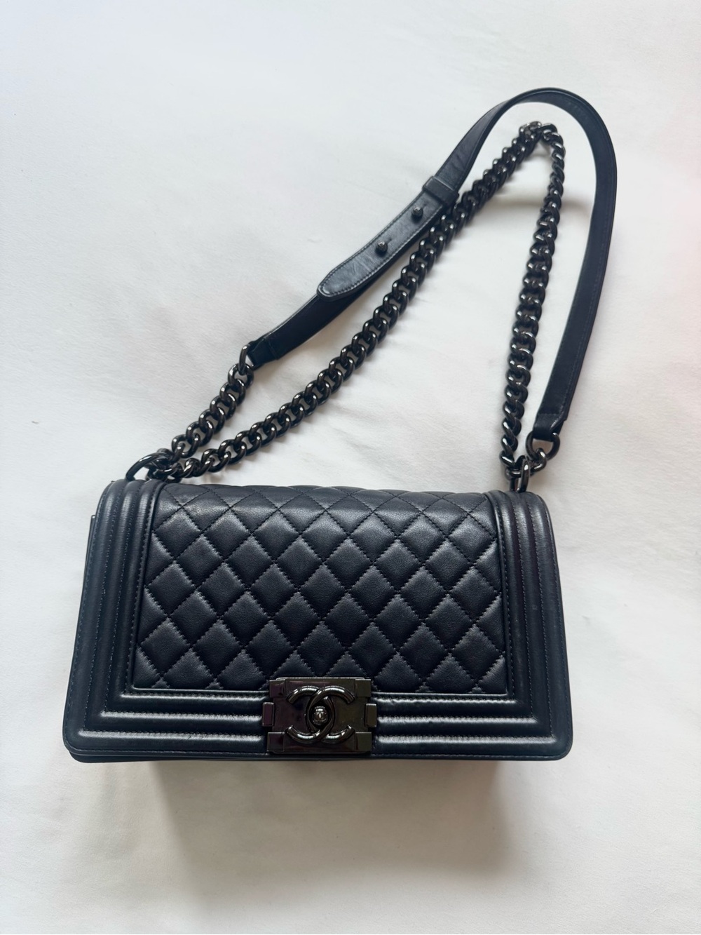 Chanel Black Medium Boy Bag